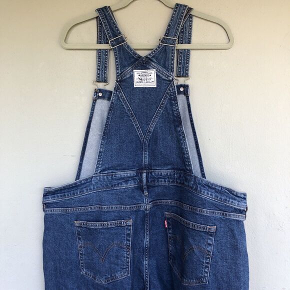 Levi's Denim Overalls Womens 20W Vintage 90s Streetwear Premium Cotton Casual - Picture 7 of 16